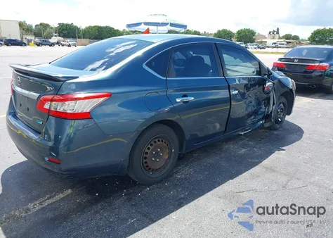 2014 Nissan Sentra Sv z USA, uszkodzony, nr VIN 3N1AB7AP4EY337919
